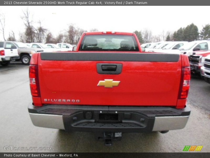 Victory Red / Dark Titanium 2013 Chevrolet Silverado 2500HD Work Truck Regular Cab 4x4