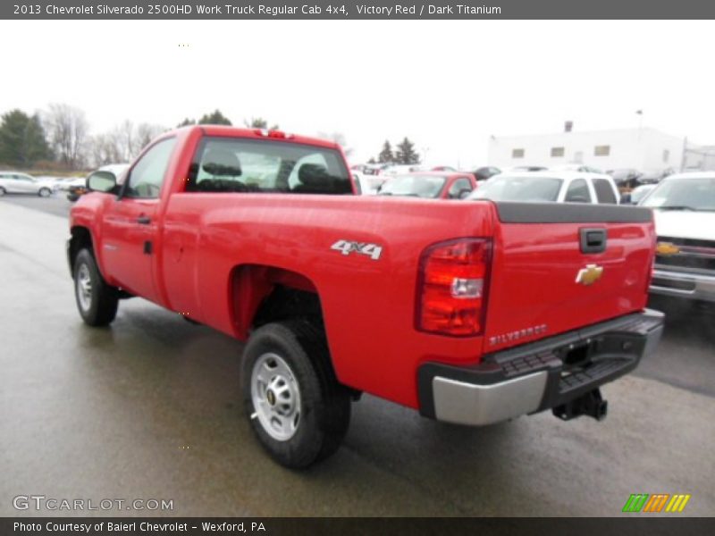 Victory Red / Dark Titanium 2013 Chevrolet Silverado 2500HD Work Truck Regular Cab 4x4