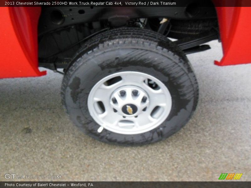 Victory Red / Dark Titanium 2013 Chevrolet Silverado 2500HD Work Truck Regular Cab 4x4