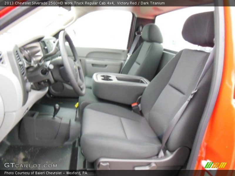 Victory Red / Dark Titanium 2013 Chevrolet Silverado 2500HD Work Truck Regular Cab 4x4