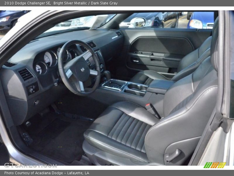 Bright Silver Metallic / Dark Slate Gray 2010 Dodge Challenger SE