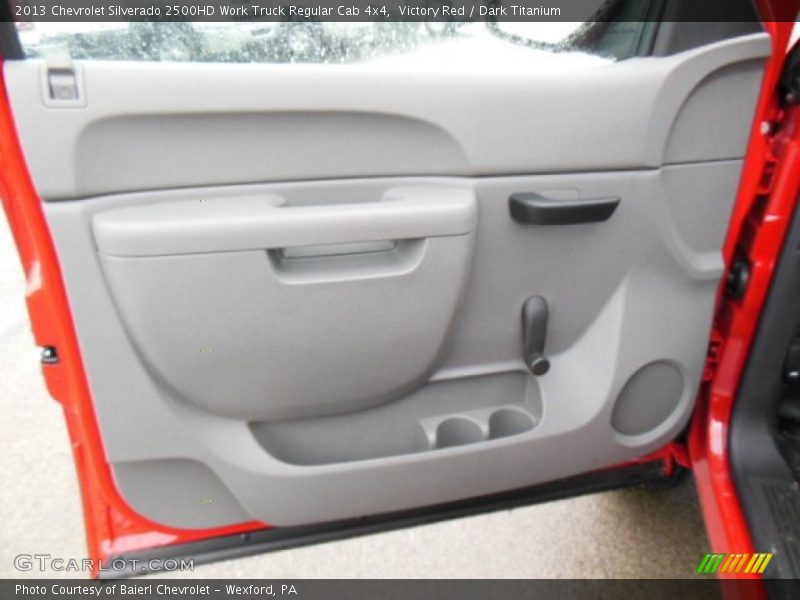 Victory Red / Dark Titanium 2013 Chevrolet Silverado 2500HD Work Truck Regular Cab 4x4