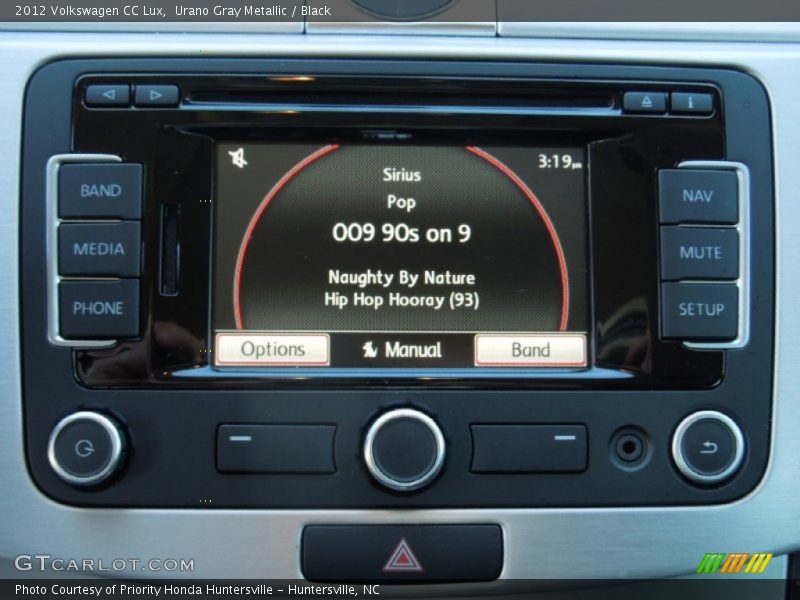 Urano Gray Metallic / Black 2012 Volkswagen CC Lux