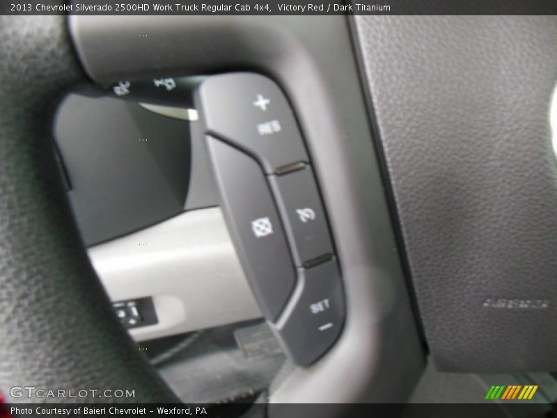 Victory Red / Dark Titanium 2013 Chevrolet Silverado 2500HD Work Truck Regular Cab 4x4