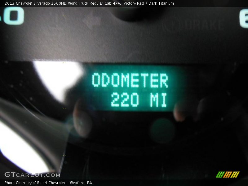 Victory Red / Dark Titanium 2013 Chevrolet Silverado 2500HD Work Truck Regular Cab 4x4