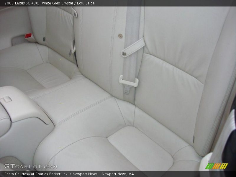 White Gold Crystal / Ecru Beige 2003 Lexus SC 430