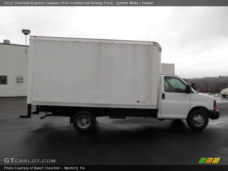 Summit White / Pewter 2012 Chevrolet Express Cutaway 3500 Commercial Moving Truck