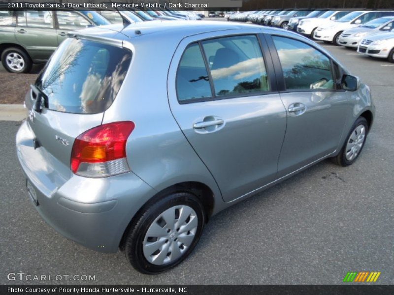 Meteorite Metallic / Dark Charcoal 2011 Toyota Yaris 5 Door Liftback