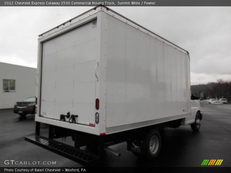 Summit White / Pewter 2012 Chevrolet Express Cutaway 3500 Commercial Moving Truck