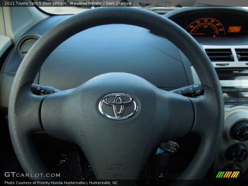 Meteorite Metallic / Dark Charcoal 2011 Toyota Yaris 5 Door Liftback