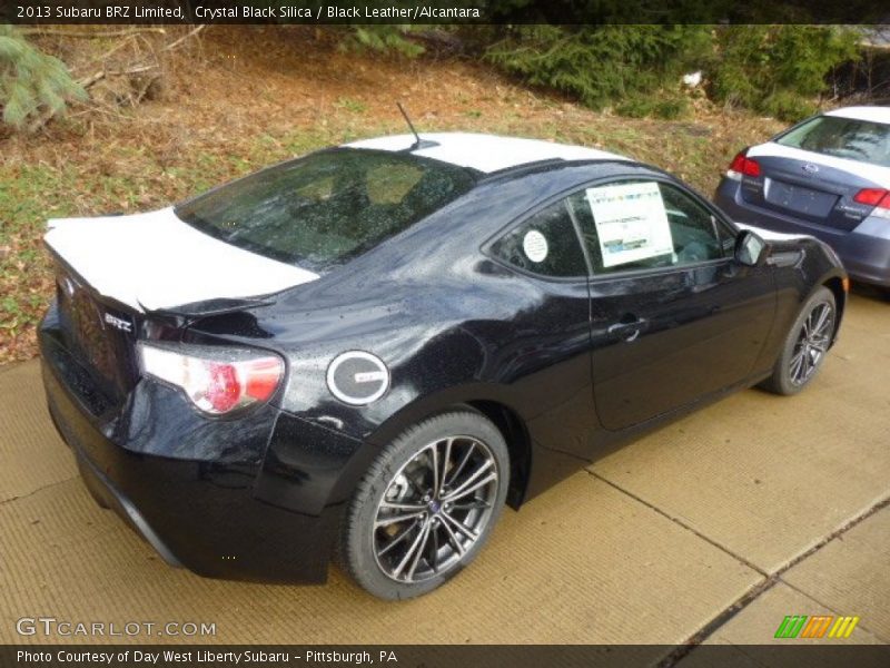 Crystal Black Silica / Black Leather/Alcantara 2013 Subaru BRZ Limited