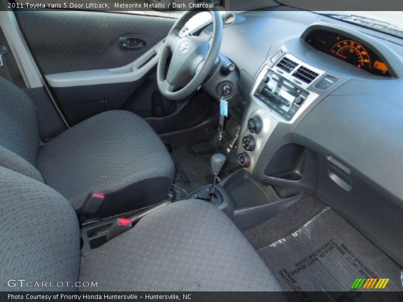 Meteorite Metallic / Dark Charcoal 2011 Toyota Yaris 5 Door Liftback