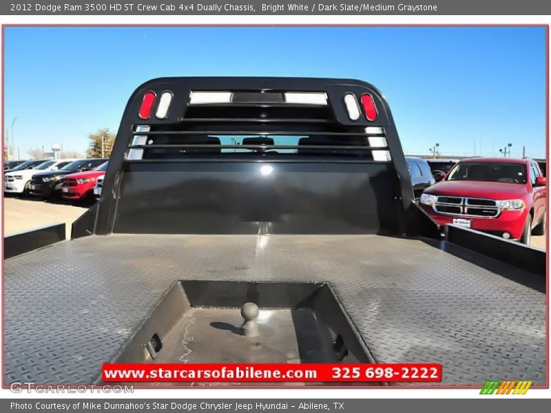 Bright White / Dark Slate/Medium Graystone 2012 Dodge Ram 3500 HD ST Crew Cab 4x4 Dually Chassis