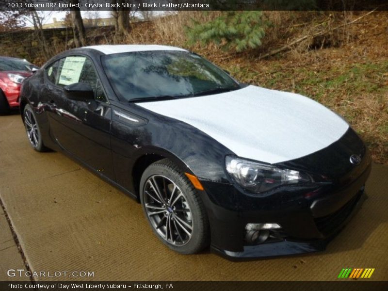Crystal Black Silica / Black Leather/Alcantara 2013 Subaru BRZ Limited