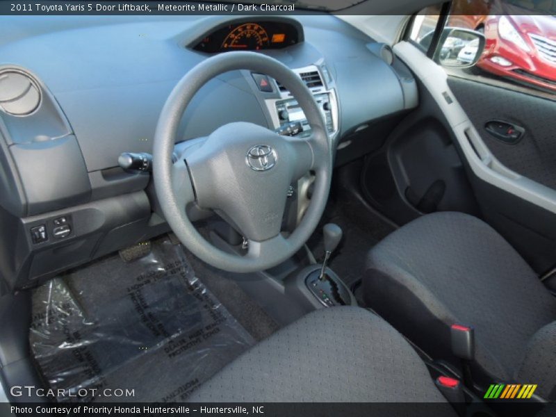 Meteorite Metallic / Dark Charcoal 2011 Toyota Yaris 5 Door Liftback