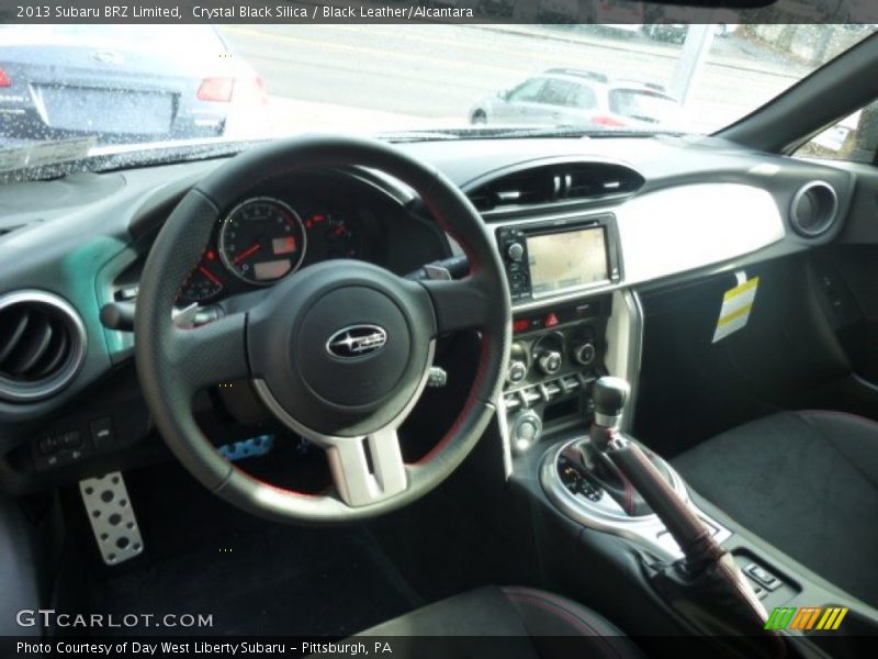Crystal Black Silica / Black Leather/Alcantara 2013 Subaru BRZ Limited