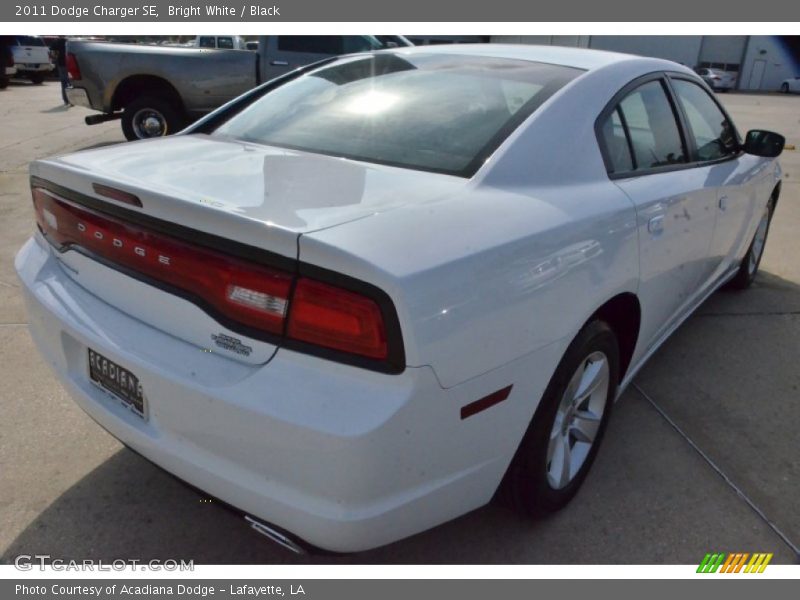 Bright White / Black 2011 Dodge Charger SE