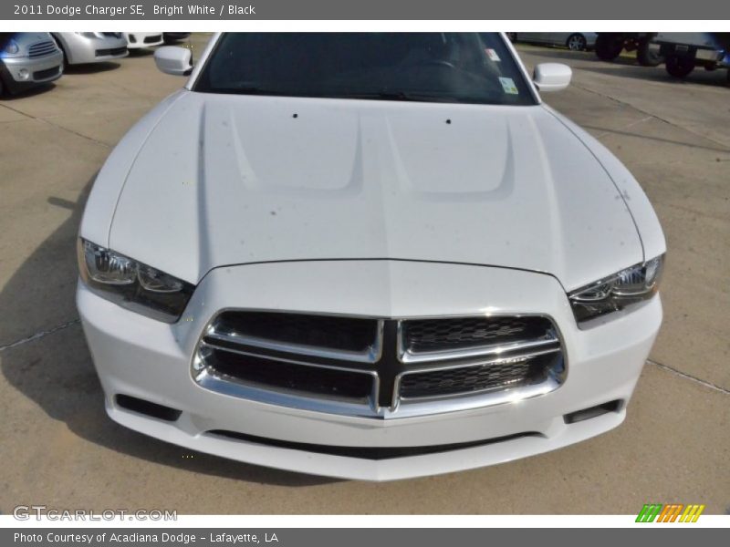 Bright White / Black 2011 Dodge Charger SE