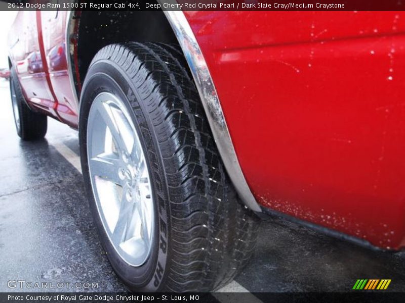 Deep Cherry Red Crystal Pearl / Dark Slate Gray/Medium Graystone 2012 Dodge Ram 1500 ST Regular Cab 4x4