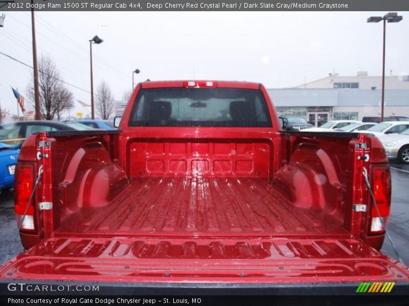 Deep Cherry Red Crystal Pearl / Dark Slate Gray/Medium Graystone 2012 Dodge Ram 1500 ST Regular Cab 4x4