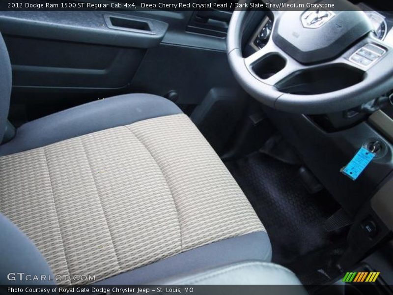 Deep Cherry Red Crystal Pearl / Dark Slate Gray/Medium Graystone 2012 Dodge Ram 1500 ST Regular Cab 4x4