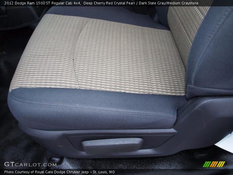 Deep Cherry Red Crystal Pearl / Dark Slate Gray/Medium Graystone 2012 Dodge Ram 1500 ST Regular Cab 4x4
