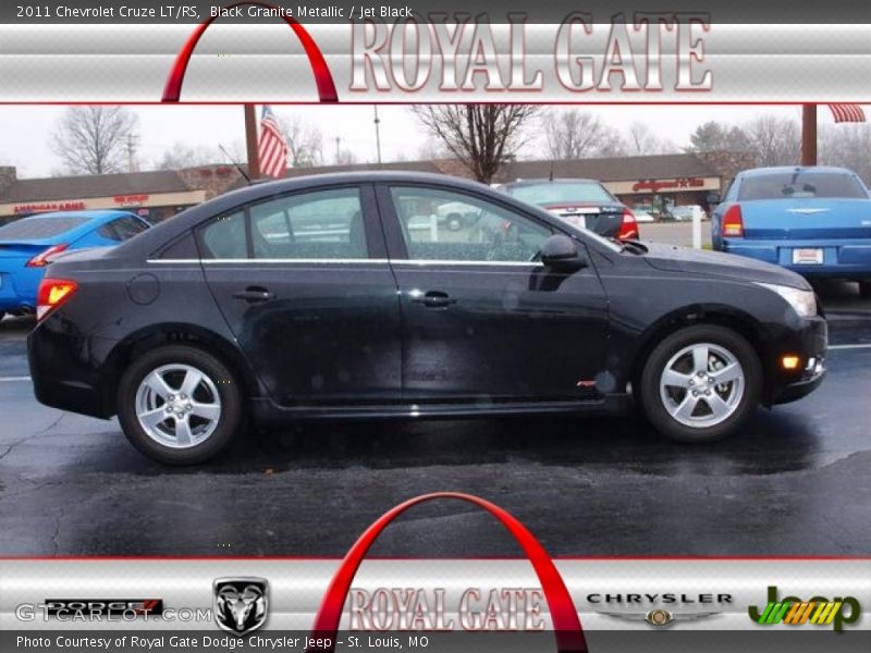 Black Granite Metallic / Jet Black 2011 Chevrolet Cruze LT/RS