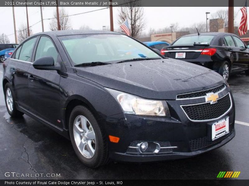 Black Granite Metallic / Jet Black 2011 Chevrolet Cruze LT/RS