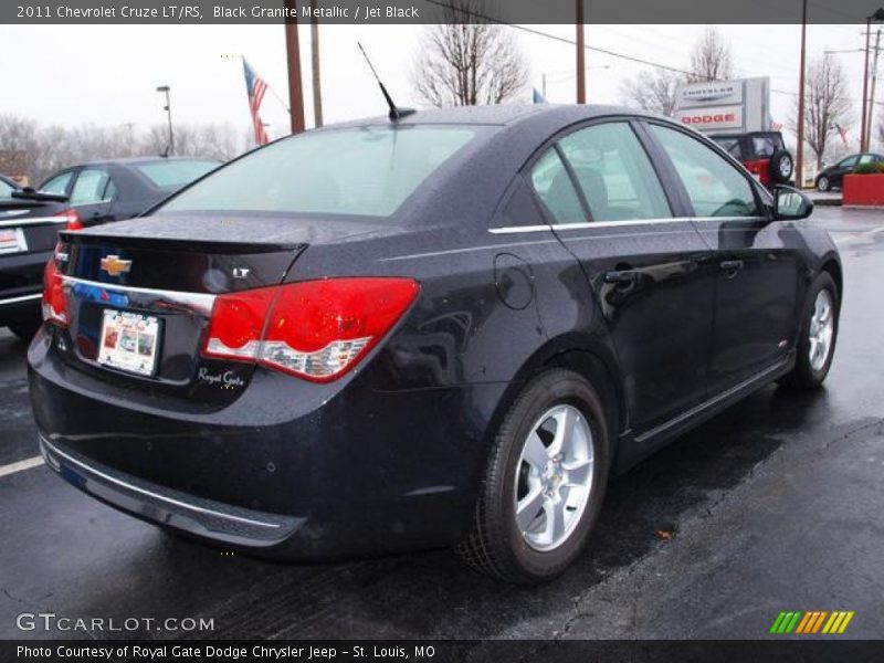 Black Granite Metallic / Jet Black 2011 Chevrolet Cruze LT/RS