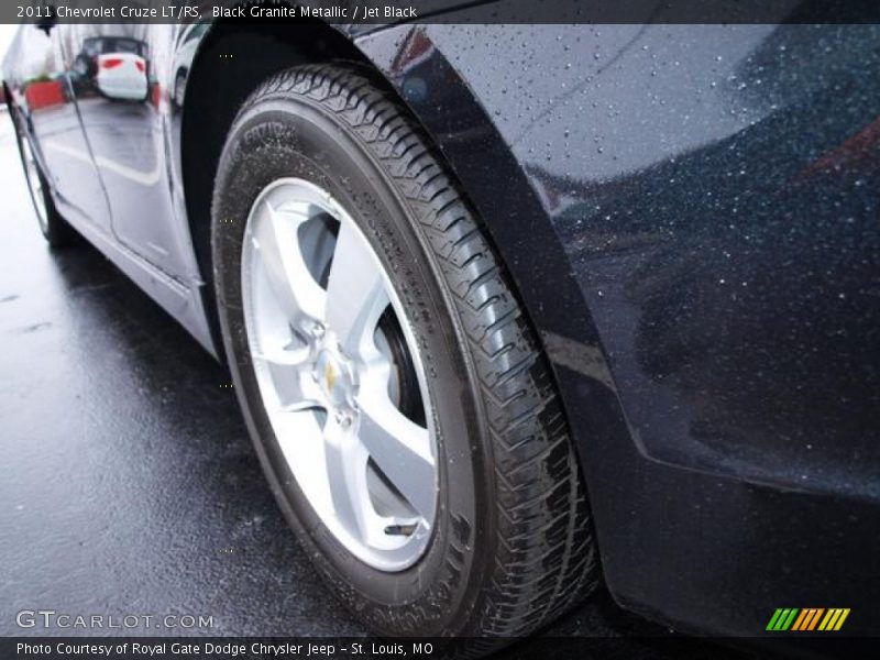 Black Granite Metallic / Jet Black 2011 Chevrolet Cruze LT/RS