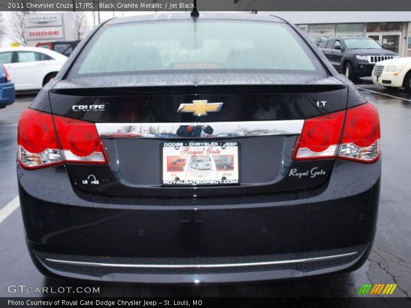 Black Granite Metallic / Jet Black 2011 Chevrolet Cruze LT/RS