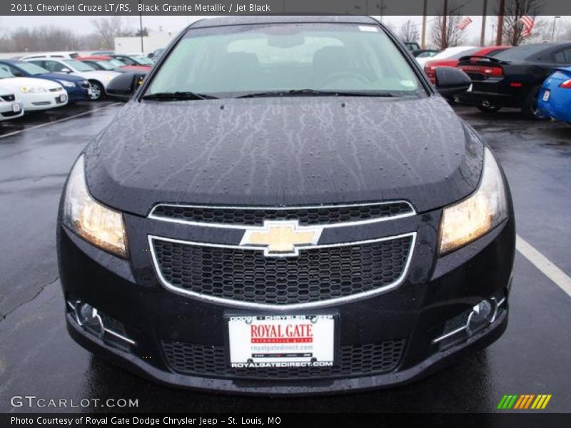 Black Granite Metallic / Jet Black 2011 Chevrolet Cruze LT/RS