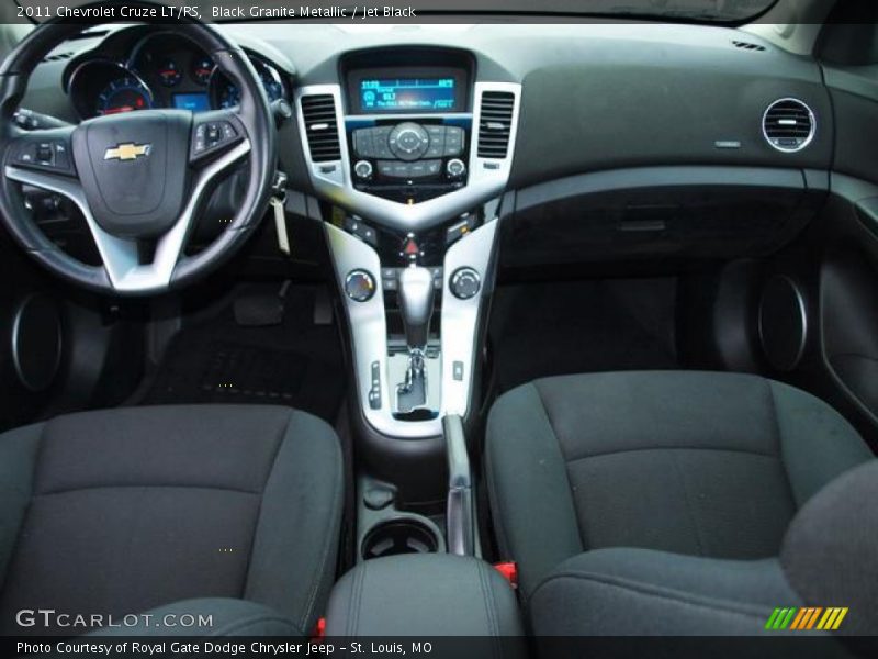 Black Granite Metallic / Jet Black 2011 Chevrolet Cruze LT/RS