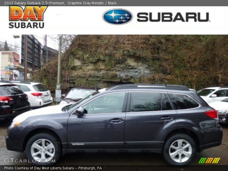 Graphite Gray Metallic / Black 2013 Subaru Outback 2.5i Premium