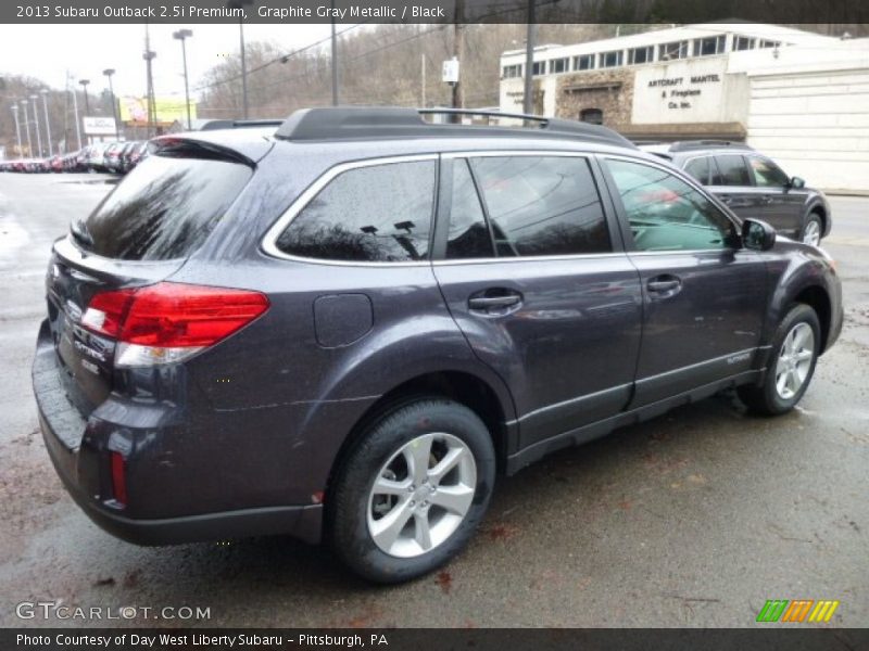 Graphite Gray Metallic / Black 2013 Subaru Outback 2.5i Premium