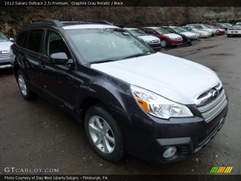 Graphite Gray Metallic / Black 2013 Subaru Outback 2.5i Premium