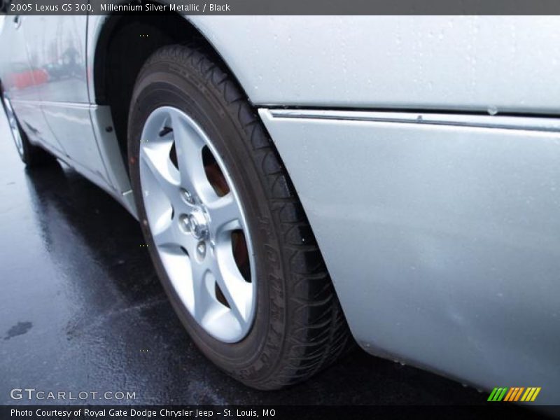 Millennium Silver Metallic / Black 2005 Lexus GS 300