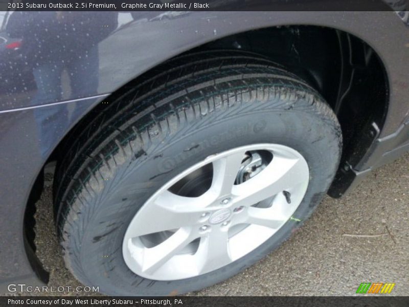 Graphite Gray Metallic / Black 2013 Subaru Outback 2.5i Premium