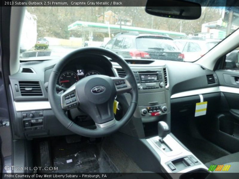 Graphite Gray Metallic / Black 2013 Subaru Outback 2.5i Premium