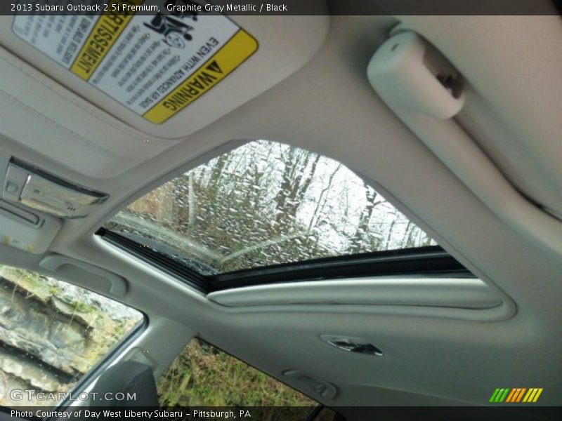 Graphite Gray Metallic / Black 2013 Subaru Outback 2.5i Premium