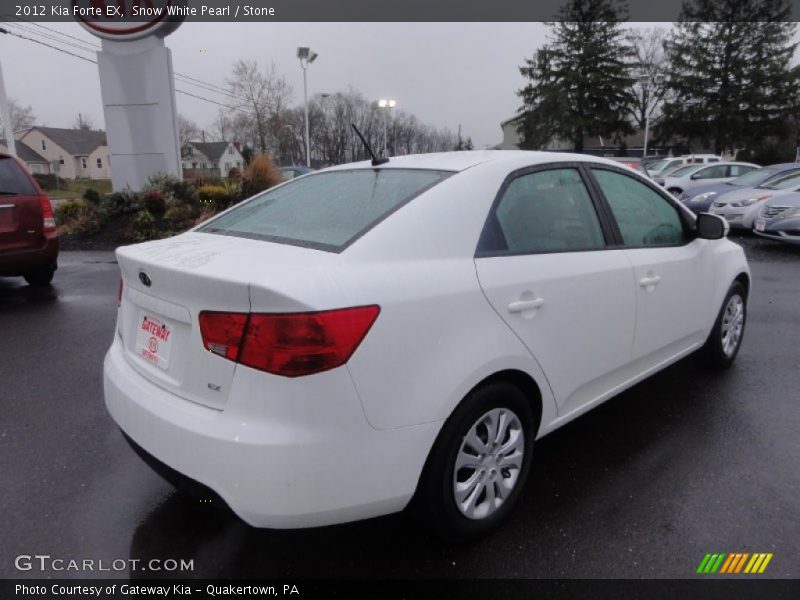 Snow White Pearl / Stone 2012 Kia Forte EX