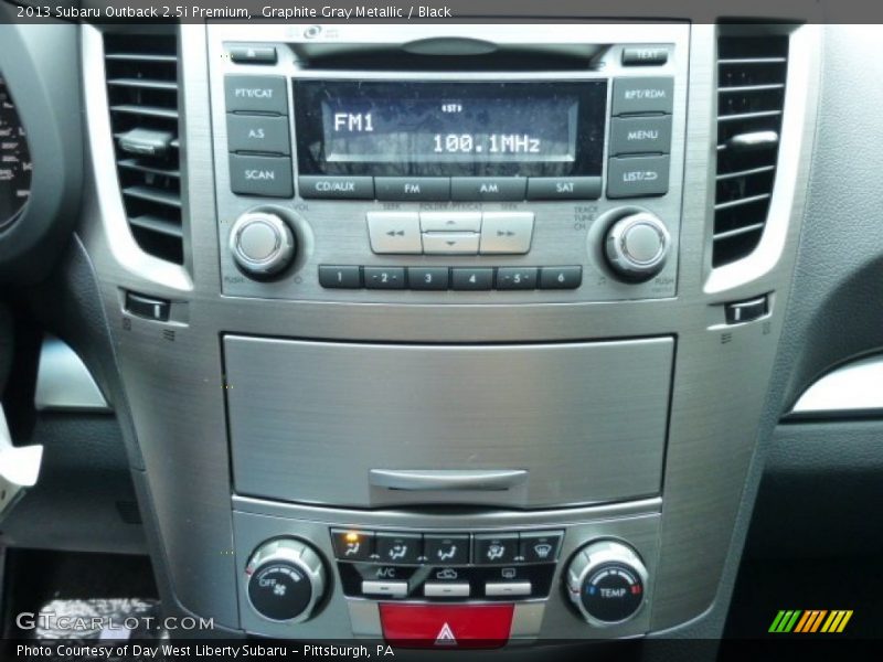 Graphite Gray Metallic / Black 2013 Subaru Outback 2.5i Premium