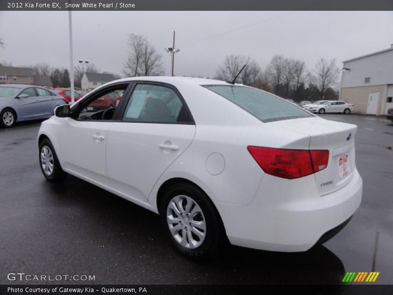 Snow White Pearl / Stone 2012 Kia Forte EX