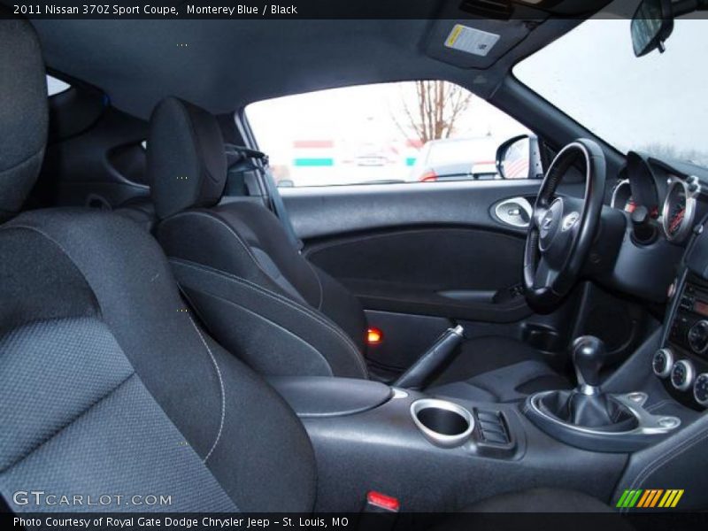 Monterey Blue / Black 2011 Nissan 370Z Sport Coupe