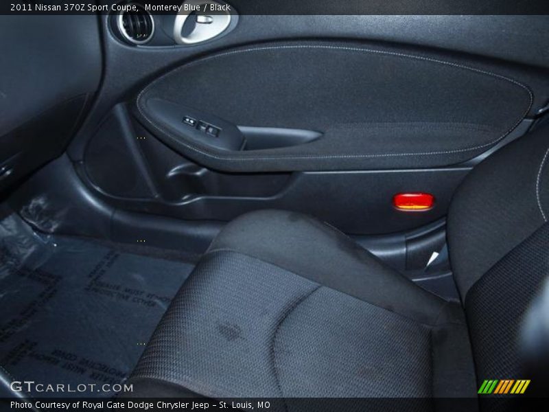 Monterey Blue / Black 2011 Nissan 370Z Sport Coupe