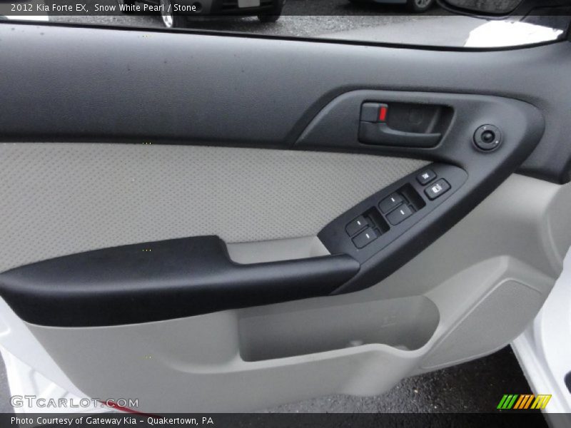 Snow White Pearl / Stone 2012 Kia Forte EX