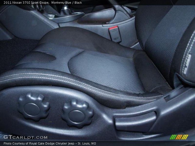 Monterey Blue / Black 2011 Nissan 370Z Sport Coupe