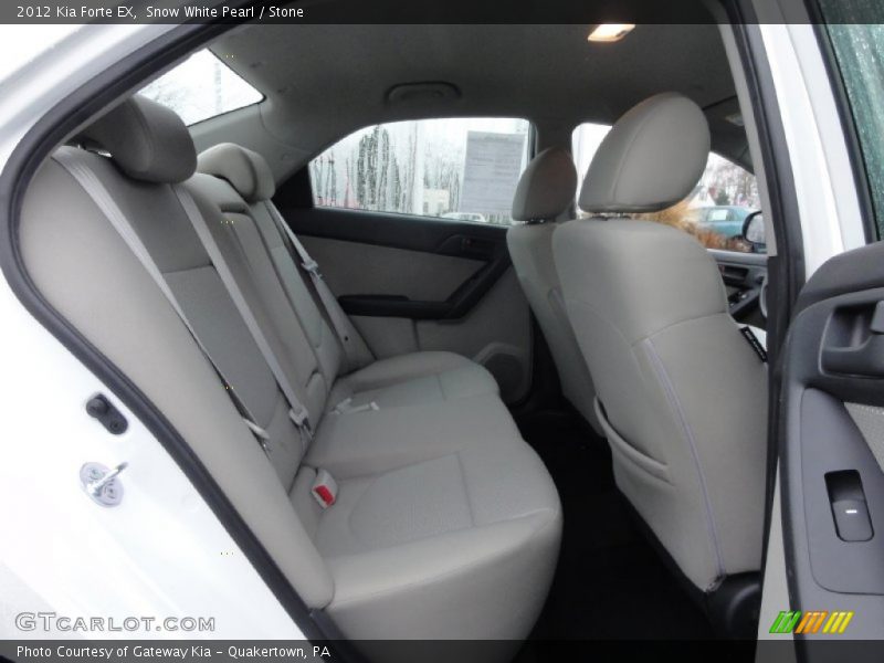 Snow White Pearl / Stone 2012 Kia Forte EX