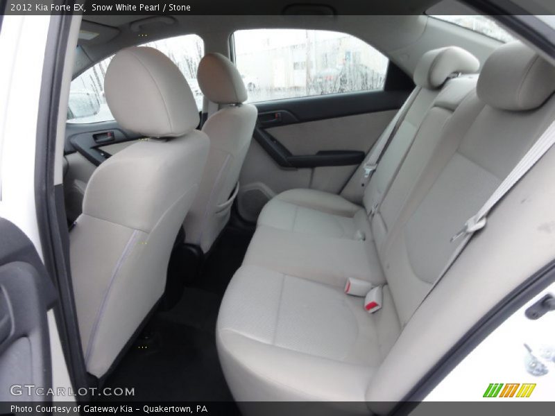 Snow White Pearl / Stone 2012 Kia Forte EX