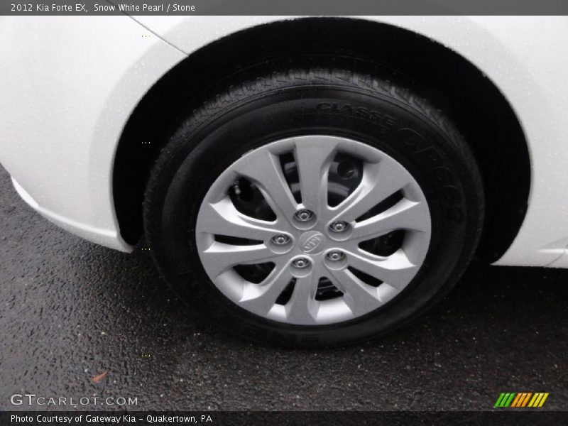 Snow White Pearl / Stone 2012 Kia Forte EX